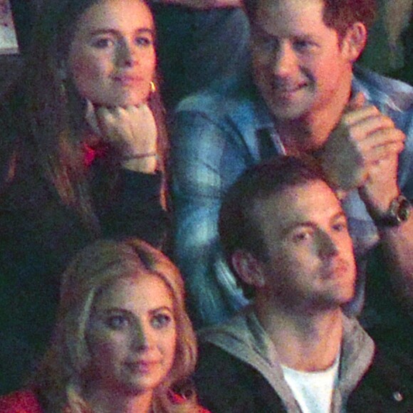 Le prince Harry et Cressida Bonas lors du WE Day à Londres le 7 mars 2014.