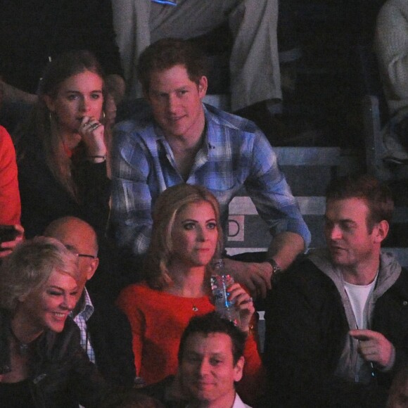 Le prince Harry et Cressida Bonas lors du WE Day à Londres le 7 mars 2014.