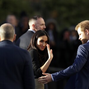 Le prince Harry et Meghan Markle à Nottingham le 1er décembre 2017.