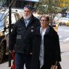 Le photographe Bruce Weber et sa femme à New York le 10 novembre 2016.
