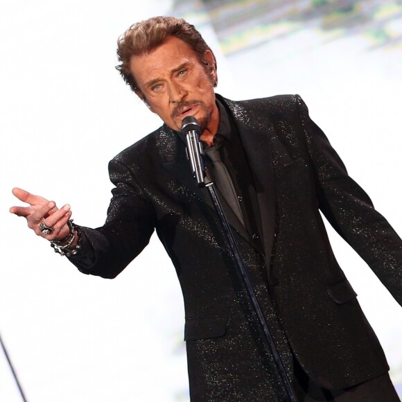 Exclusif - Johnny Hallyday - Enregistrement de l'émission Spécial Johnny Hallyday, "Johnny, la soirée événement" en 2014