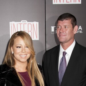 Mariah Carey et son ex-fiancé James Packer à New York. Le 21 septembre 2015.