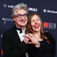Wim Wenders et sa femme Donata - Tapis Rouge du European Film Award à Berlin Le 09 décembre 2017