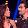 Tatiana Silva et Christophe Licata lors du prime de demi-finale de "Danse avec les stars 8" (TF1), le 9 décembre 2017.