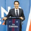 Unai Emery - Officialisation de la recrue Hatem Ben Arfa (numéro 21) et du nouvel entraineur Unai Emery pour le Paris Saint Germain , au Parc des Princes, le 4 juillet 2016. © Pierre Perusseau / Bestimage