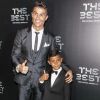 Cristiano Ronaldo (meilleur joueur) et son fils Cristiano Jr - The Best FIFA Football Awards 2017 au London Palladium à Londres, le 23 octobre 2017. © Pierre Perusseau/Bestimage