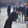 La princesse Margarita de Roumanie - Obsèques du roi Michel de Roumanie à Bucarest, le 16 décembre 2017.