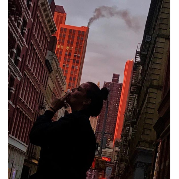 Pauline Ducruet se consumant d'amour pour New York, photo Instagram du 2 novembre 2017.