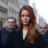 Maëva Coucke (Miss France 2018) avant son déjeuner au restaurant L'Avenue à Paris, le 18 décembre 2017. © Denis Guignebourg/Bestimage