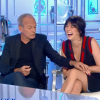 Nolwenn Leroy et Laurent Baffie complices et amusés face à Michel Fugain dans "Salut les terriens !" (C8), le 23 septembre 2017.