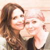 Sarah Michelle Gellar rend hommage à son amie Shannen Doherty qui lutte contre un cancer du sein. Photo publiée sur Instagram, au mois d'août 2016