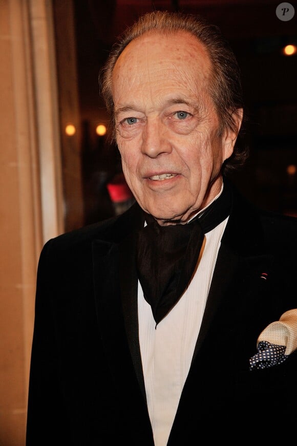 Le comte de Paris, Henri d'Orléans, le 10 mars 2014 lors du Gala Enfance Majuscule au profit de l'enfance maltraitée à la salle Gaveau à Paris.