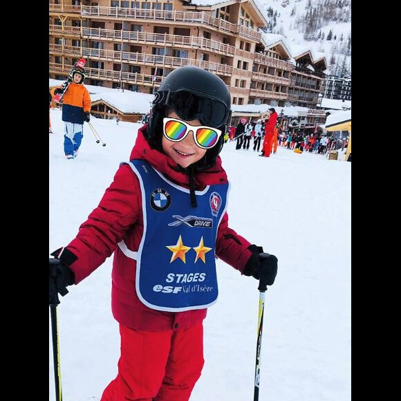 Vitaa dévoile une photo adorable de l'un de ses fils, à Val d'Isère, 3 janvier 2018, Instagram