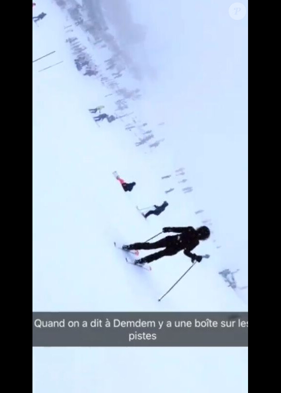 Vitaa à Val d'Isère, 3 janvier 2018, Instagram