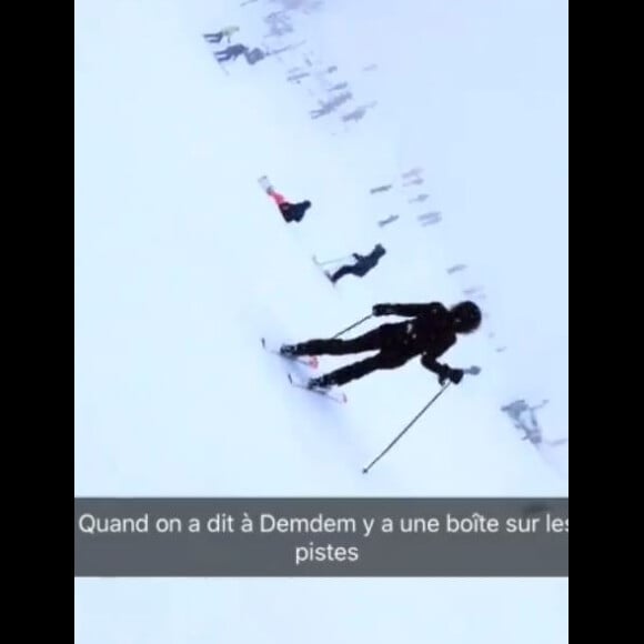 Vitaa à Val d'Isère, 3 janvier 2018, Instagram