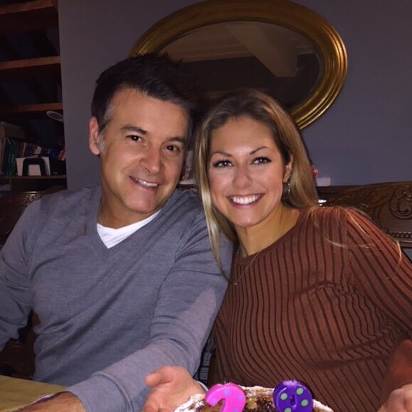Roch Voisine et sa compagne Myriam Chantal sur une photo publiée sur Twitter en décembre 2017