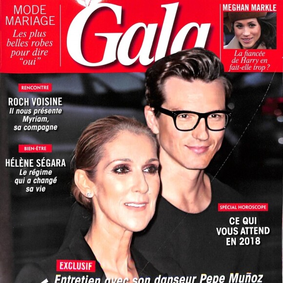 Couverture du magazine "Gala" en kiosques le 3 janvier 2018
