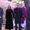 Laura Smet et David Hallyday - Obsèques de Johnny Hallyday à l'église de la Madeleine, à Paris, le 9 décembre 2017