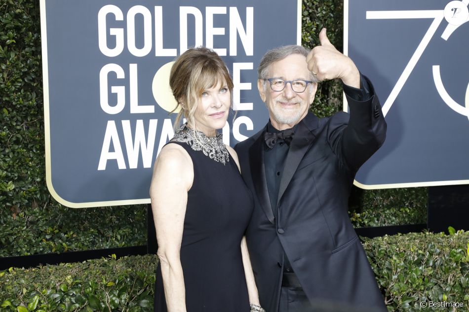 Kate Capshaw et sa femme Steven Spielberg sur le tapis rouge de la