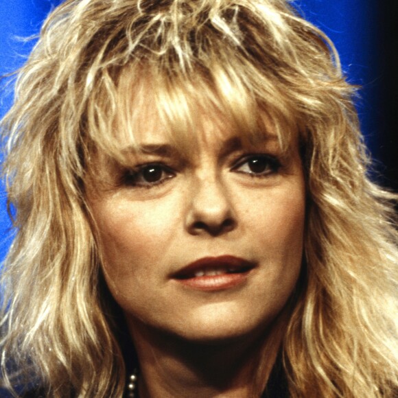 France Gall, portrait en 1989 à Paris.