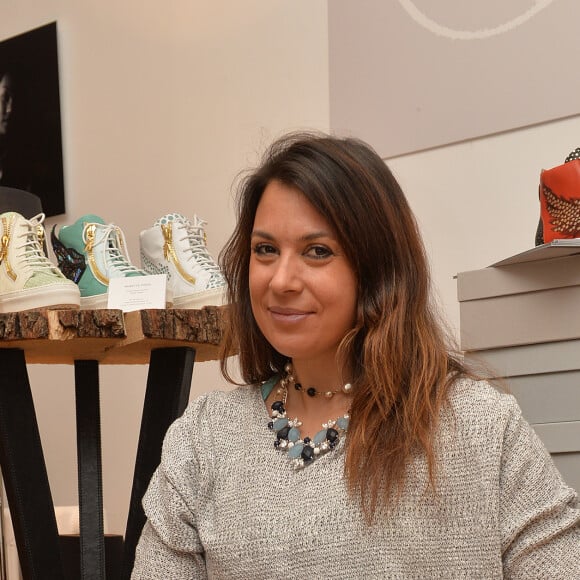 Semi Exclusif - Marion Bartoli présente sa marque "M by Musette " au concept store Marie France à l'Escabeau à Paris le 6 décembre 2014.