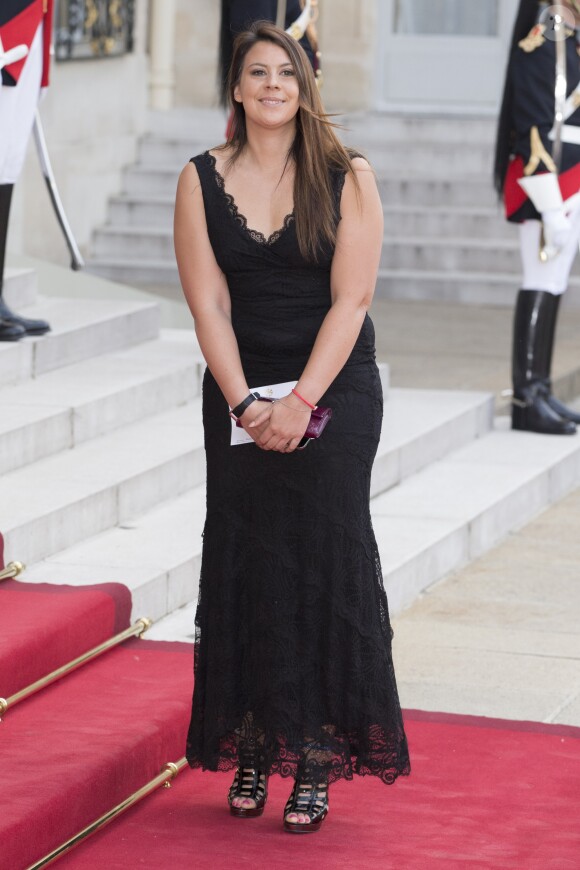 Marion Bartoli - Dîner d'état en l'honneur de la reine d'Angleterre donné par le président français François Hollande au palais de l'Elysée à Paris, le 6 juin 2014.