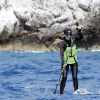 Exclusif - La princesse Charlene de Monaco lors de la 2e Riviera Sup Race, une course de stand up paddle de 14 km, le 25 juin 2016. © Claudia Albuquerque/Bestimage