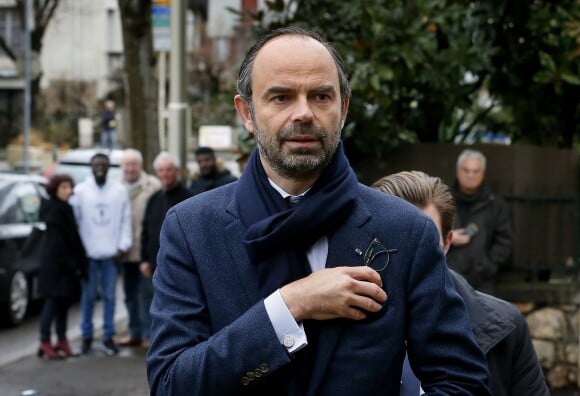 Le premier ministre Edouard Philippe et tous les services de Matignon se sont installés durant 3 jours dans le Lot avec Cahors comme quartier général. Il ont visité la ville de Figeac, sa médiathèque, son musée Champollion et sa vieille ville, le 15 décembre 2017. © Patrick Bernard/ Bestimage