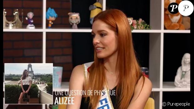 Maëva Coucke, Miss France 2018, en Facebook Live avec Purepeople, 9 janvier 2018