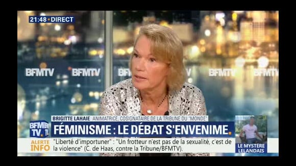 Brigitte Lahaie sur BFMTV, 10 janvier 2018