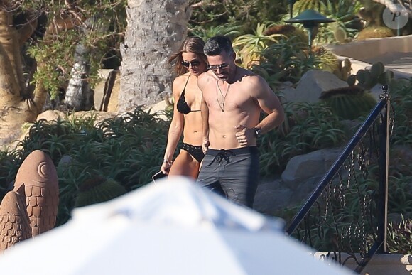 Exclusif - LeAnn Rimes et son mari Eddie Cibrian en vacances à Cabo San Lucas, Mexique, le 10 janvier 2018.