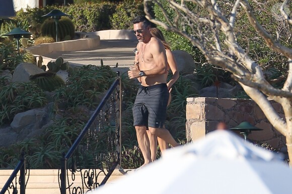 Exclusif - LeAnn Rimes et son mari Eddie Cibrian en vacances à Cabo San Lucas, Mexique, le 10 janvier 2018.