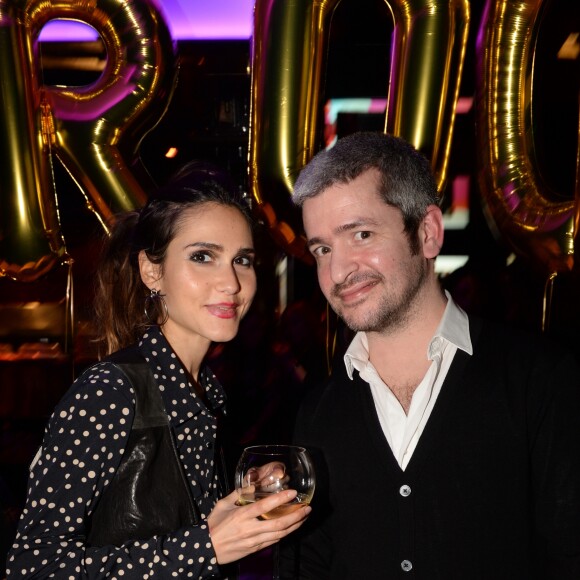Joyce Jonathan et le chanteur Grégoire - Soirée des 15 ans de "Pyla prod" au Vip Room à Paris le 22 février 2017. "Pyla prod" est une société de production audiovisuelle. © Rachid Bellak/Bestimage