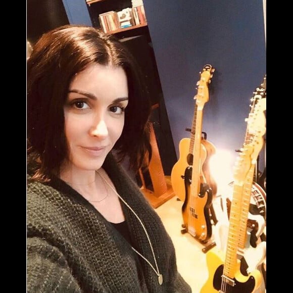 Jenifer en studio, 12 janvier 2018, Instagram