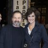 Denis Olivennes avec sa femme Inès de La Fressange - Avant-première du film "Pentagon Papers" au cinéma l'UGC Normandie à Paris, France, le 13 janvier 2018. © Borde-Coadic/Bestimage