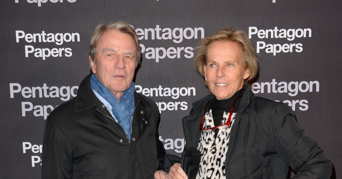 Bernard Kouchner et sa femme Christine Ockrent  Avantpremière du film