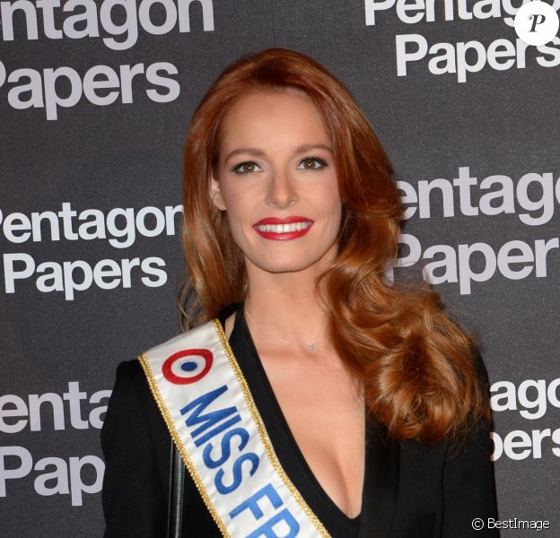 Maëva Coucke, Miss France 2018 - Avant-première du film "Pentagon Papers" au cinéma l'UGC Normandie à Paris, France, le 13 janvier 2018. © Borde-Coadic/Bestimage