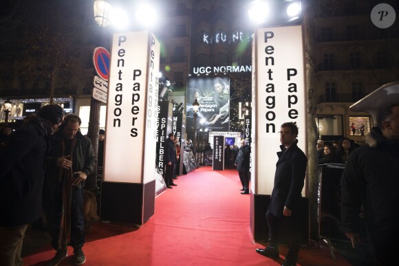 Atmosphère - Avant-première du film "Pentagon Papers" au cinéma l'UGC Normandie à Paris, France, le 13 janvier 2018. © Borde-Coadic/Bestimage