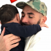 Karim Benzema partage un câlin avec son fils de 6 mois, tendre moment partagé dans une story Instagram le 28 novembre 2017.