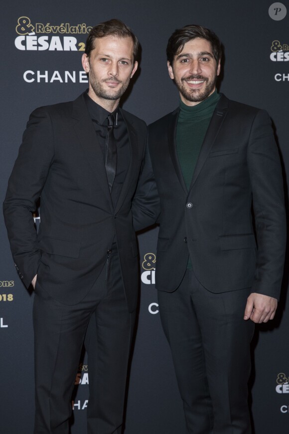 Nicolas Duvauchelle et Sebastien Houbani - Dîner des révélations des Cesar 2018 au Petit Palais à Paris, le 15 janvier 2018. © Olivier Borde/Bestimage