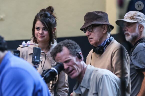 Selena Gomez sur le tournage du nouveau film de Woody Allen à New York, le 11 septembre 2017
