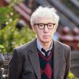 Woody Allen sur le tournage du film Fading Gigolo à New York le 13 novembre 2012