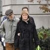 Exclusif - Woody Allen et sa femme Soon-Yi Previn se promènent à New York le 7 decembre 2017.