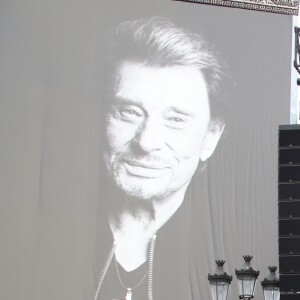 Obsèques de Johnny Hallyday en l'église La Madeleine à Paris, le 9 décembre 2017. © Christophe Aubert/Bestimage