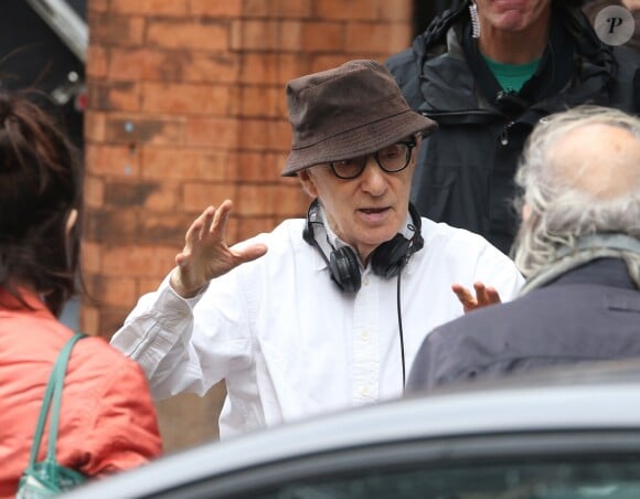 Tournage du film de Woody Allen dans le quartier de Greenwich Village à New York. Le 19 septembre 2017