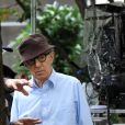 Woody Allen sur le tournage de son nouveau film à New York. Le 20 septembre 2017 © CPA / Bestimage