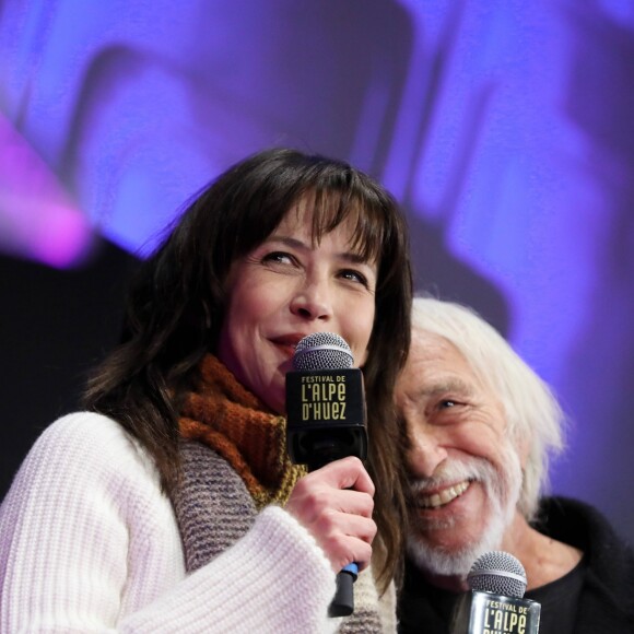 Sophie Marceau lors de la présentation du film "Mme Mills, une voisine si parfaite" au 21ème festival international du film de comédie de l'Alpe d'Huez le 19 janvier 2018. S.Marceau est la réalisatrice du film et interprète le rôle de Helène. © Dominique Jacovides / Bestimage