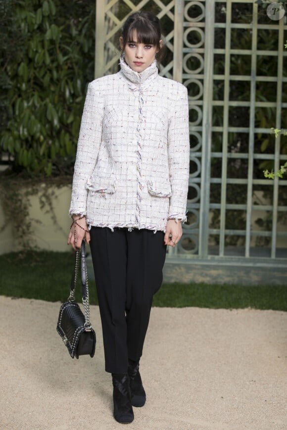 Astrid Bergès-Frisbey - Défilé de mode « Chanel », collection Haute-Couture printemps-été 2018, au Grand Palais à Paris. Le 23 janvier 2018 © Olivier Borde / Bestimage
