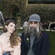 Sebastien Tellier et sa femme Amandine de la Richardière - Défilé de mode « Chanel », collection Haute-Couture printemps-été 2018, au Grand Palais à Paris. Le 23 janvier 2018 © Olivier Borde / Bestimage
