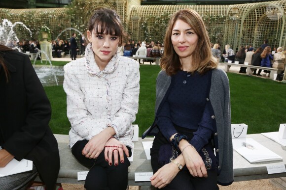 Astrid Bergès et Sofia Coppola - Défilé de mode « Chanel », collection Haute-Couture printemps-été 2018, au Grand Palais à Paris. Le 23 janvier 2018